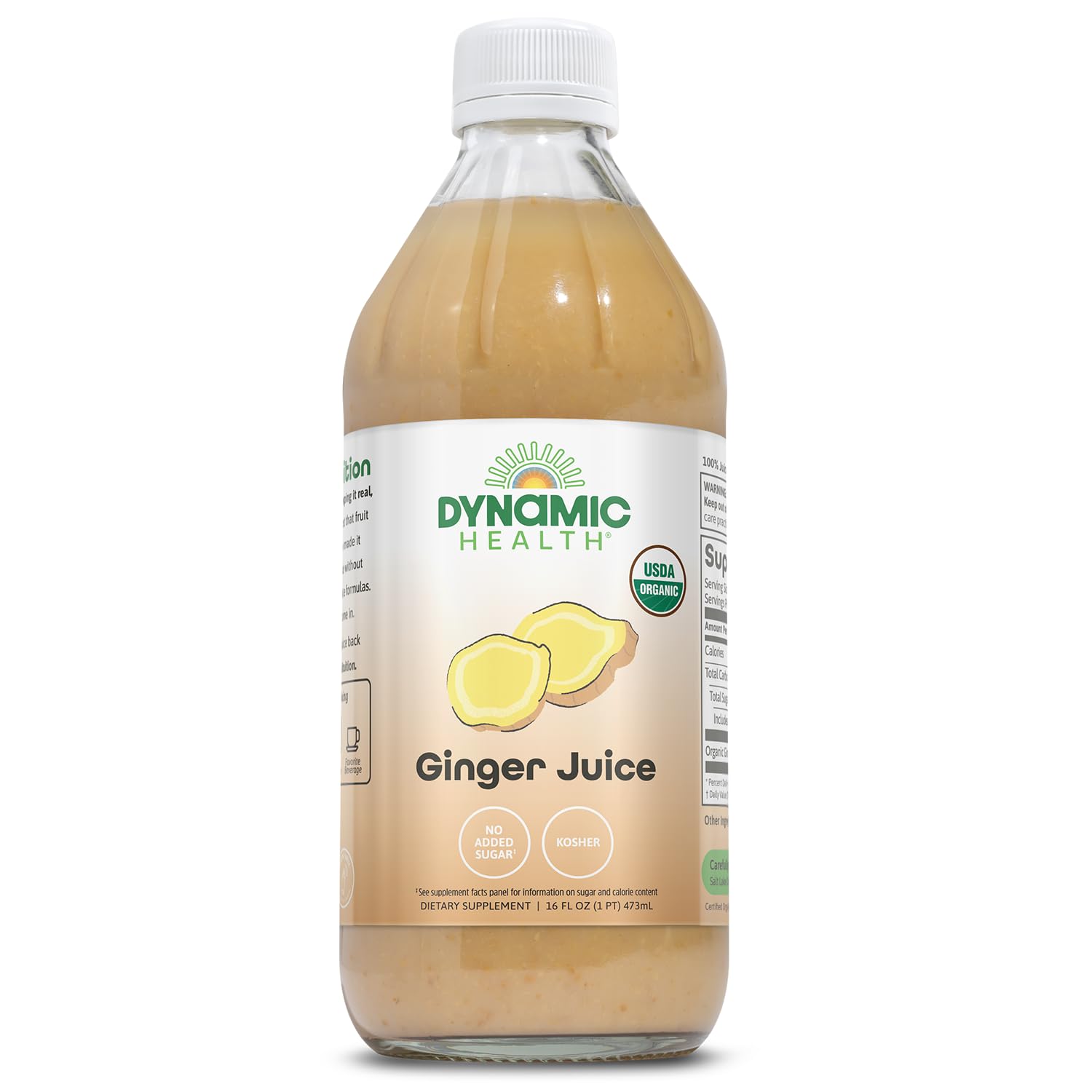 Dynamic Health Ginger Juice Organic | 16 Oz