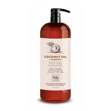 Soapbox Coconut Oil Shampoo, Sulfate Free, Paraben Free, Silicone Free, Color Safe, and Vegan Hair Shampoo (33.8 s)