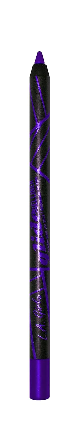 L.A. Girl Glide Gel Eyeliner Pencils, Paradise Purple, 0.04  (Pack of 3),GP366