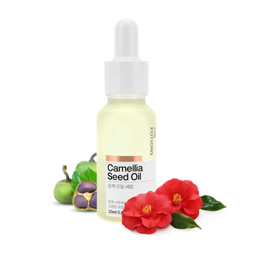 The Potions Camellia Japonica Seed Oil Serum for Face l 100% Camellia Seed Oil l Korean Skincare, Cruelty-free, Hypoallergenic - 20