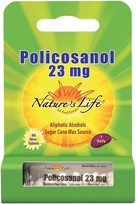 Policosanol, 23 mg, 60 Mini-Tablets, Nature's Life