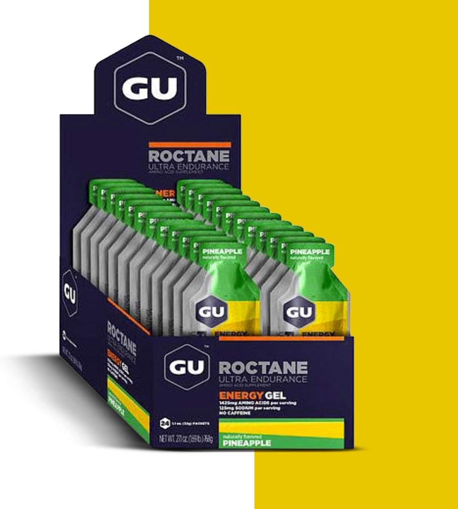 GU Energy Roctane Ultra Endurance Energy Gel, 24-Count, Quick On-The-G