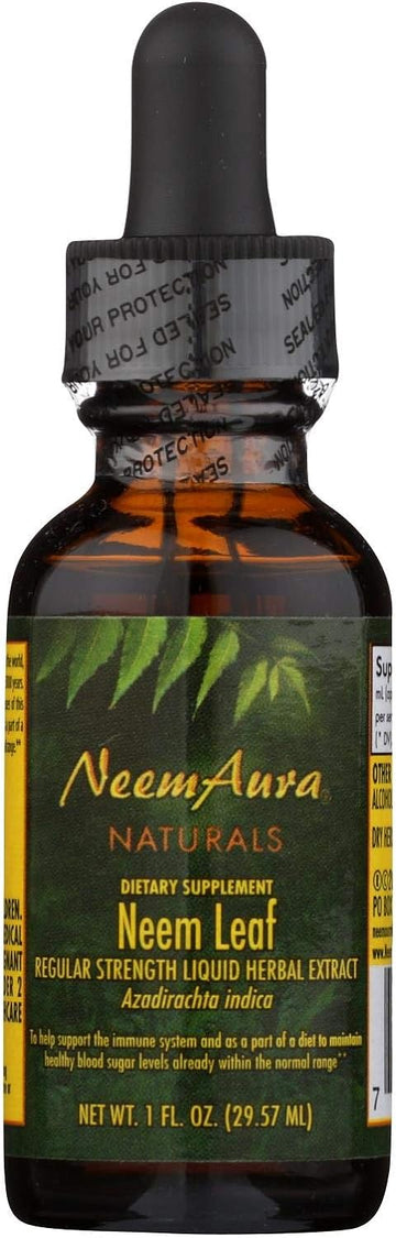 Neem Aura Organic Neem Extract - 1 fl oz - Healthy Blood Sugar - Herba