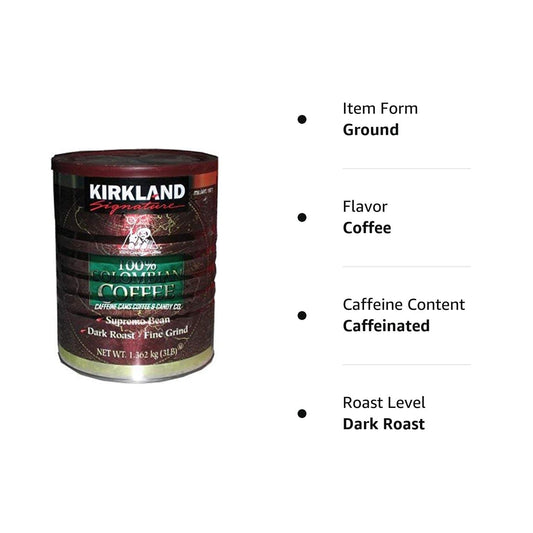 Kirkland Signature 100 Colombian coffee (SYNCHKG129194)
