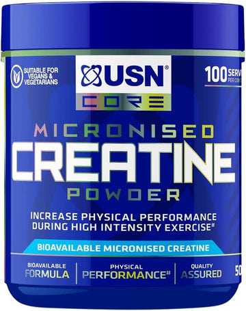 USN Micronized Creatine Monohydrate Powder 500g: Improve Your Performa500 Grams