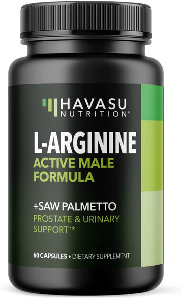 L Arginine Saw Palmetto For Men With S7 Plant-Based Ingredie