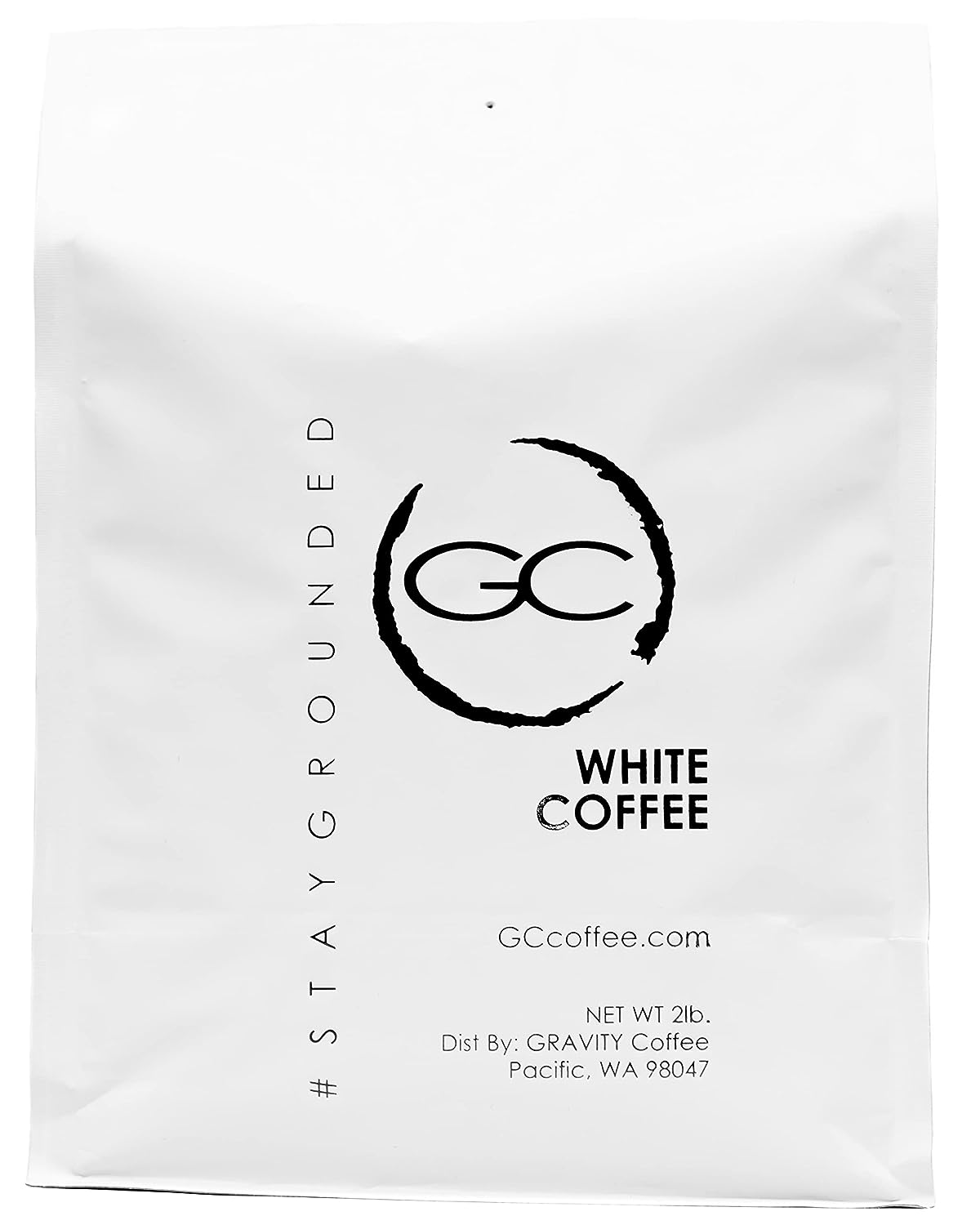 Gravity Coffee, Signature White Coffee,  Bag of Pre-Ground Beans, Notes of Hazelnut and Chocolate, Bold and Smooth Flavor