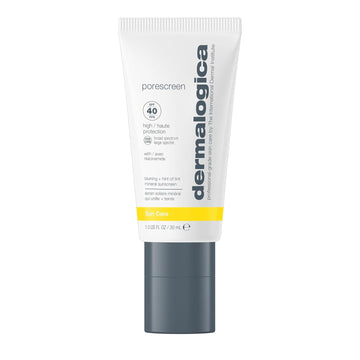 Dermalogica Porescreen Mineral Face Sunscreen SPF 40, Sun Protector and Pore Supporting Primer with Zinc Oxide, Multitasking Premakeup Sunblock - 1