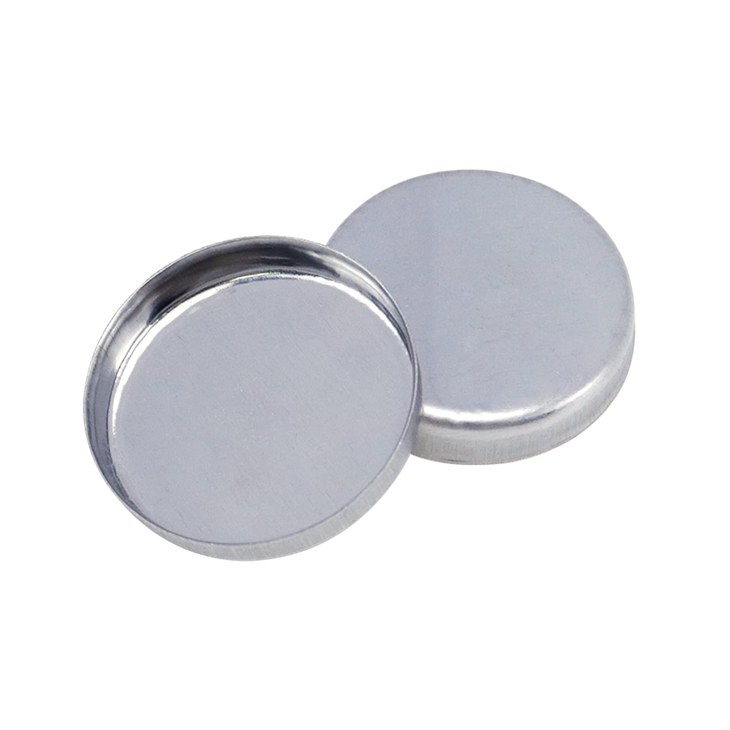 Coshar Pack of 30 Empty Round Metal Pans 26mm Eyeshadow Pale