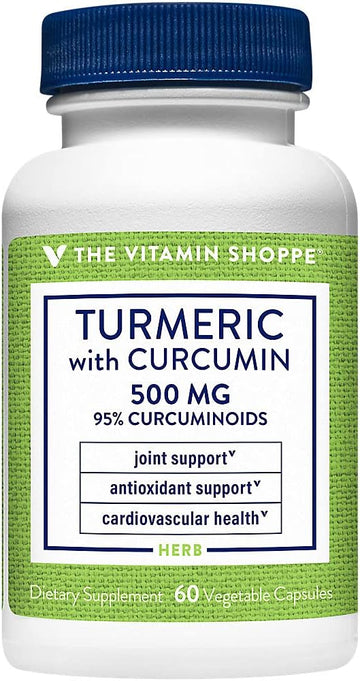 The Vitamin Shoppe Turmeric with Curcumin 500mg, Supports Jo