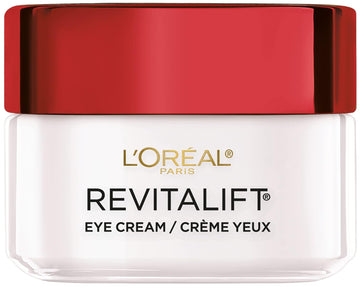 L'Oréal Paris Revitalift Anti-Wrinkle and Firming Eye Cream, Reduce Dark Circles, Pro Retinol, Fragrance Free 1.7