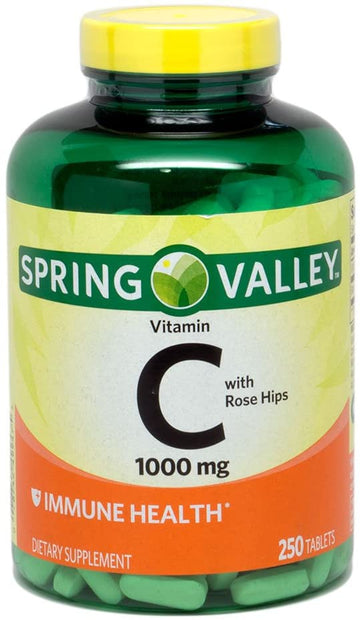 Spring Valley - Vitamin C 1000 mg with Rose Hips, 250 Tablets