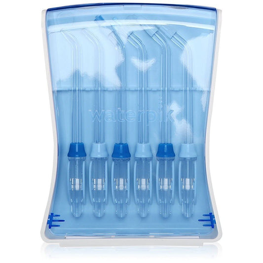 Waterpik Water osser Tips Storage Case and 6 Count Replacement Tips, Convenient, Hygienic and Sturdy Storage Case