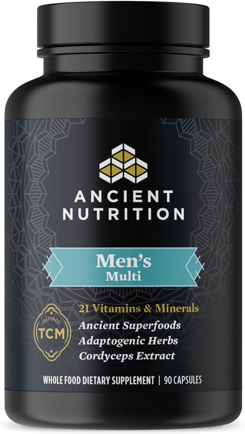 Multivitamin For Men, Ancient Multi Men'S, 21 Vitamins And Minerals In