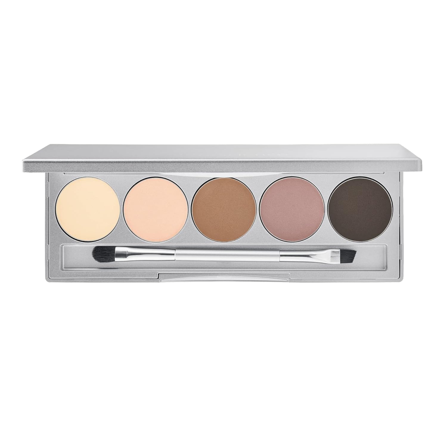 Colorescience Brow Kit, Mineral Eyebrow Makeup Powder & Shaping Brush, Light to Medium Shades