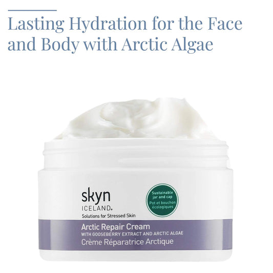 skyn ICELAND Arctic Repair Cream for Face & Body: Hydration from Head to Toe, 8.8