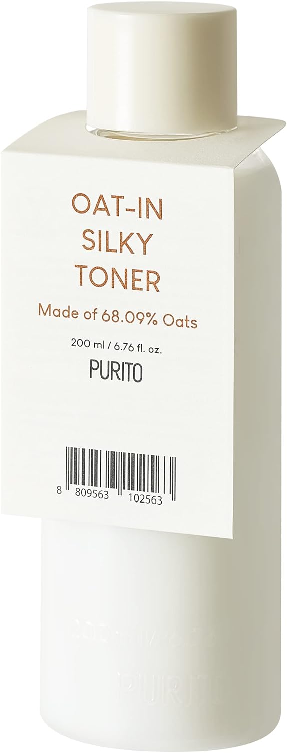 PURITO Oat-in Silky Toner 200 / 6.76 . . Vegan Ingredients, Cruelty-Free, Facial Toner