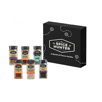 The Spice Hunter Butcher's Collection Gift Pack Kit includes Six Assor