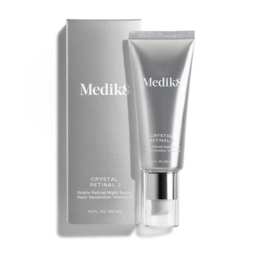 Medik8 Crystal Retinal 3 - Brightening, Firming, Advanced Skin Regenerating Retinaldehyde Serum - Smoothing, Hydrating Wrinkle Repair Recipe - With Hyaluronic Acid, Glycerin, and Vitamin E - 1