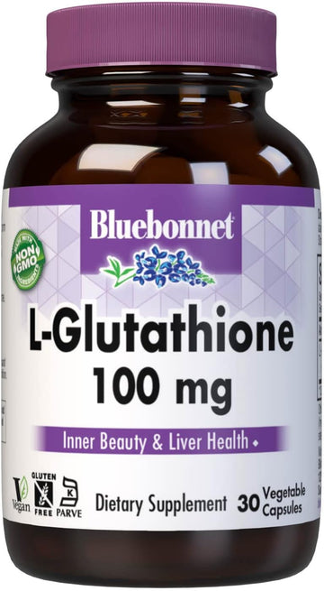 Bluebonnet Nutrition L-Glutathione 100Mg, Free-Form Amino Acid, For Fr