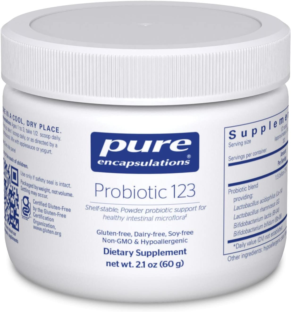 Pure Encapsulations Probiotic 123 | Children'S Probiotic Support For H3.21 Ounces