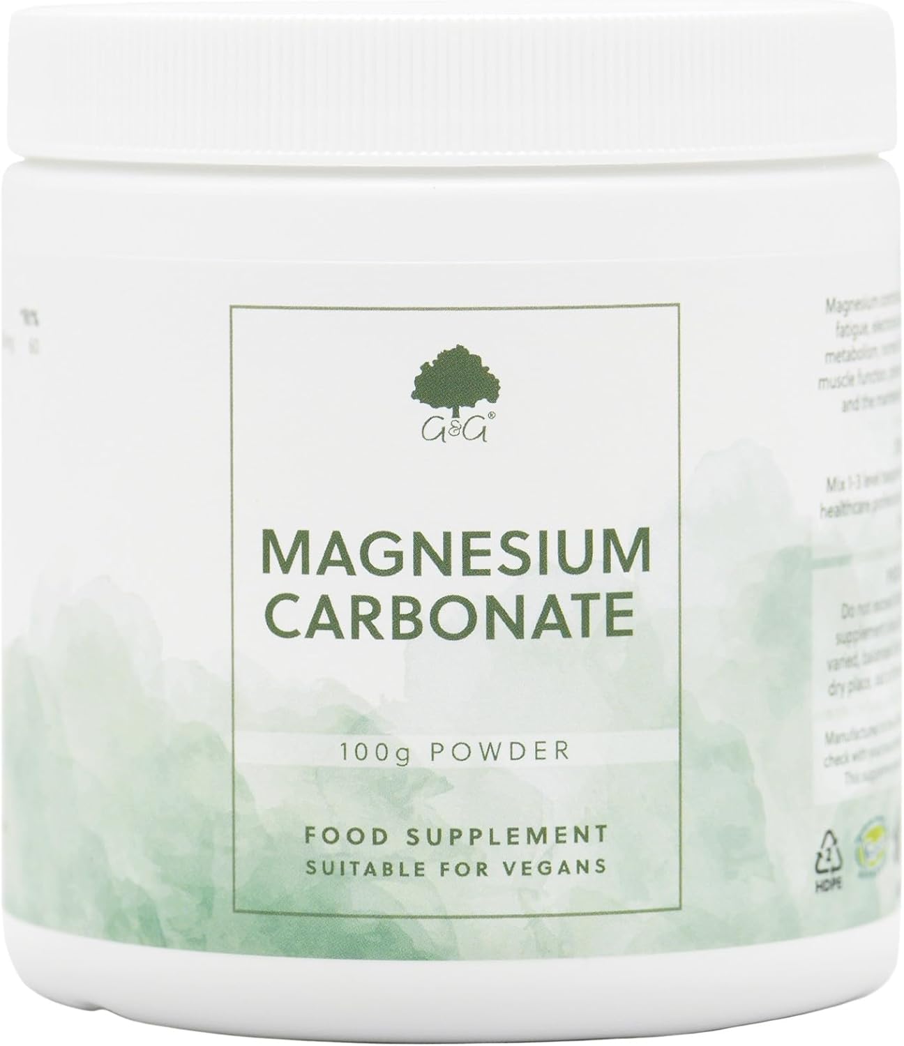 Magnesium Carbonate Powder | 100g Pure Magnesium Carbonate Powder | 22100 Grams