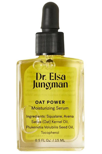 Dr Elsa Jungman Oat Power Vegan Face Moisturizer Serum for Oily to Balanced Break-Out Prone Skin, Cruelty Free