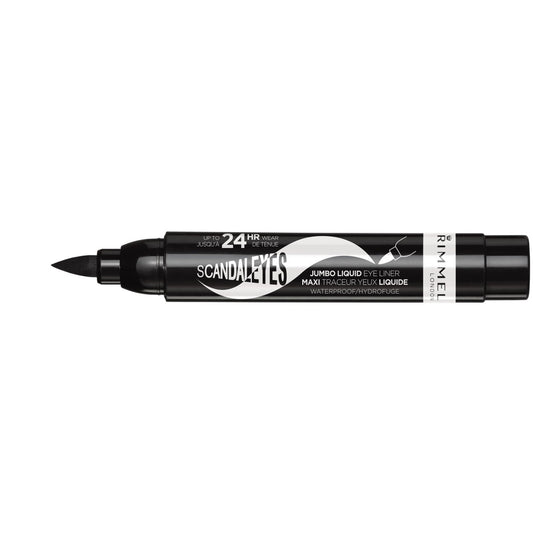 Rimmel Scandaleyes Jumbo Liquid Eye Liner, Black, 0.1 uid