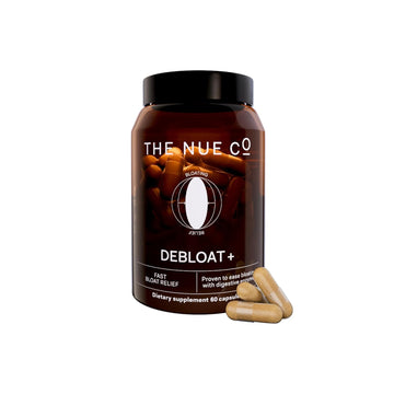 The Nue Co. DEBLOAT+ Supplement, Bloating, Soothes Gas and Abdominal P8.32 Ounces