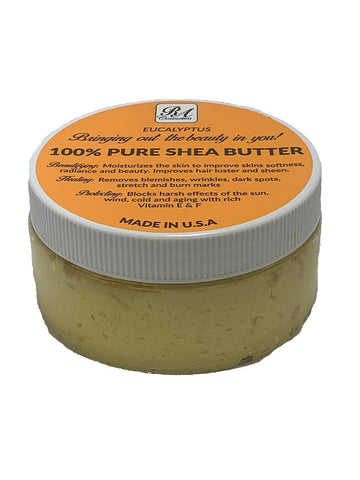 RA COSMETICS 100% African Shea Butter Whipped Eucalyptus 6