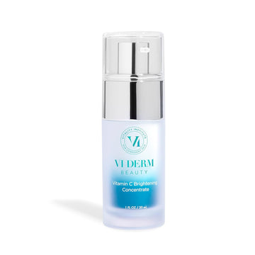 VI DERM Vitamin C Brightening Concentrate with Super-Concentrated Formula, Enhances Collagen Production, Reduces UV Damage, and Prevents Further Pigmentation, 1   / 30