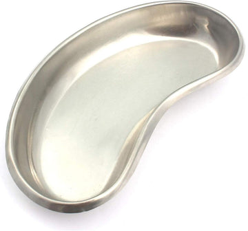DDP 8" Kidney Bowl Basin Emesis Tray Stainless Steel Satin Rounded Edges Dental