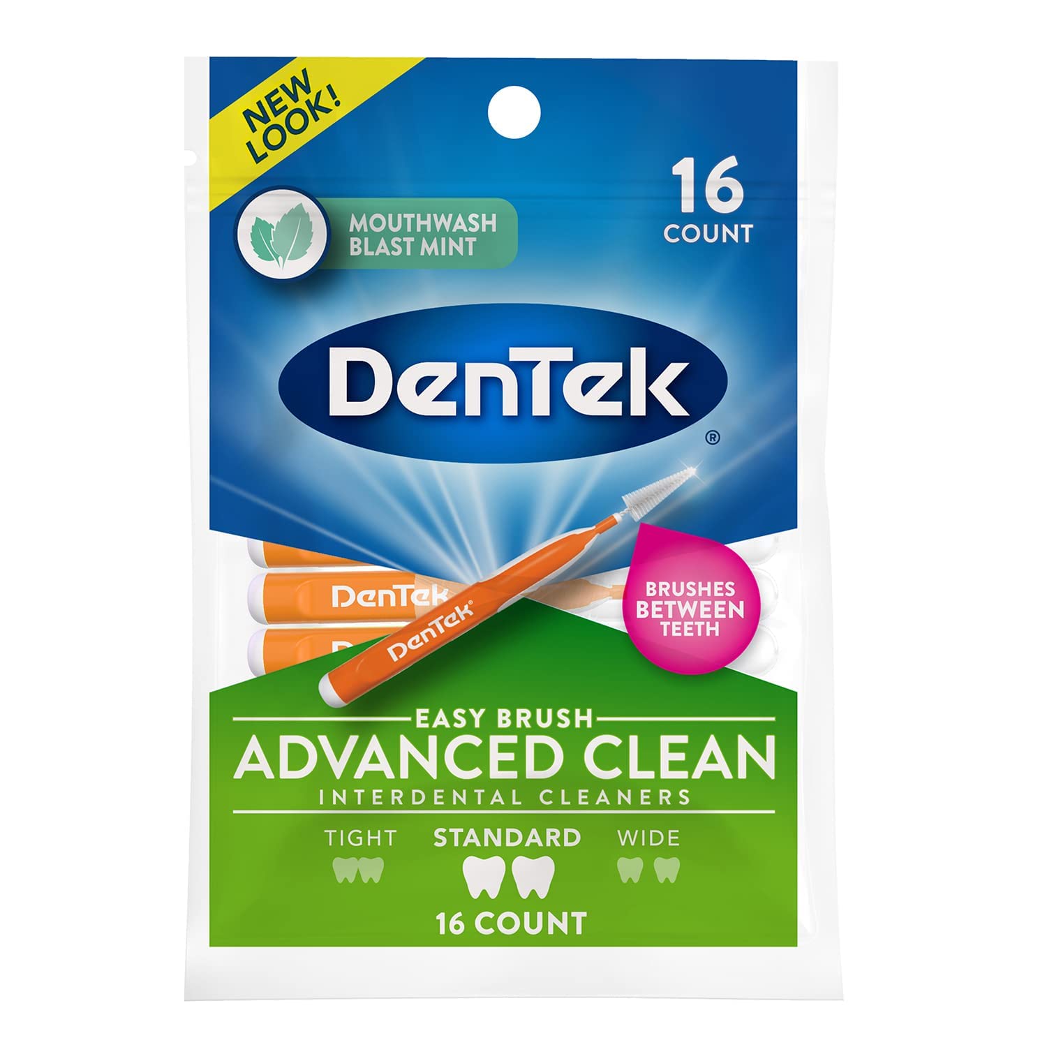 DenTek Easy Brush Cleaners Standard - 2PC