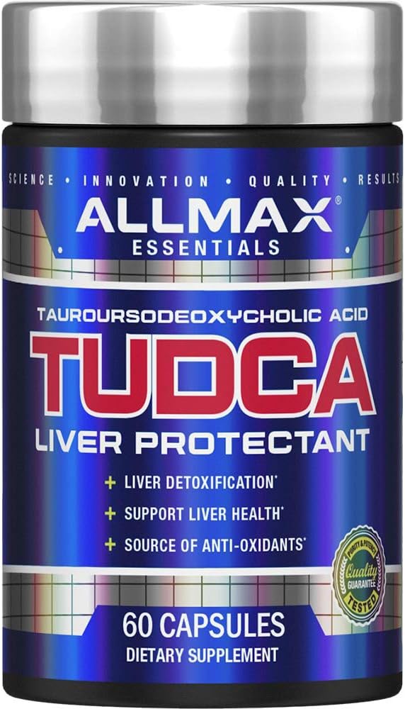 ALLMAX TUDCA+ - 60 Capsules - Liver & Gut Health - Gluten Free & Non-G3.1 Ounces