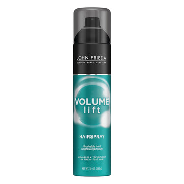 John Frieda Volume Lift Hairspray for Fine or at Hair Safe for Color-Treated Hair Volumizing Hair Nourishing Spray with Air-Silk Technology 10