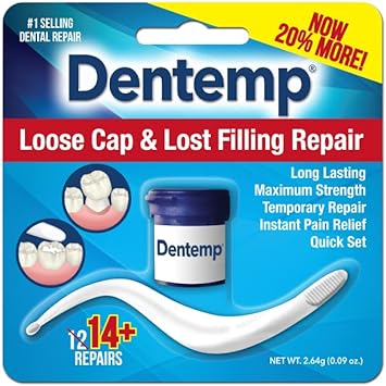Dentemp Repair Lost Fillings & Loose Caps Max Strength (6 Pack)