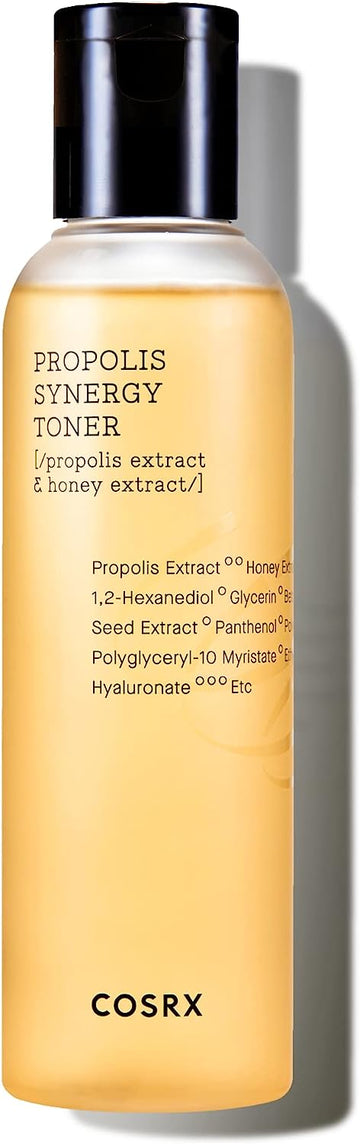 COSRX Full Fit Propolis Synergy Toner, 150 / 5.07 . | Instant Moisture Boosting Korean Toner | Propolis 72.6%, Honey 10.7%, Panthenol | Korean Skin Care, Paraben Free, Not Tested on Animals