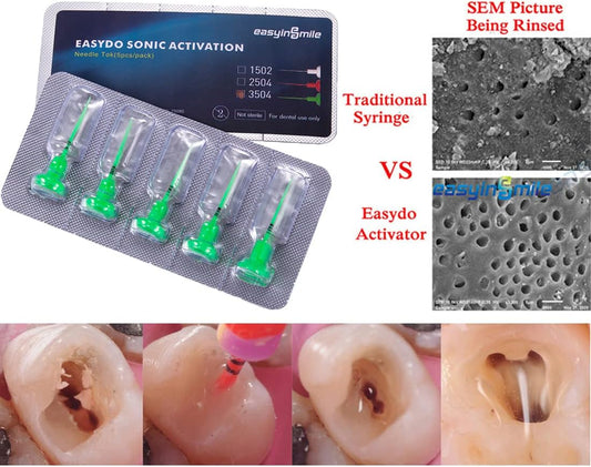 Easyinsmile Dental Endodontic Activator Tips Soft Bendable Polymer Material Never Breaking File (Tips)