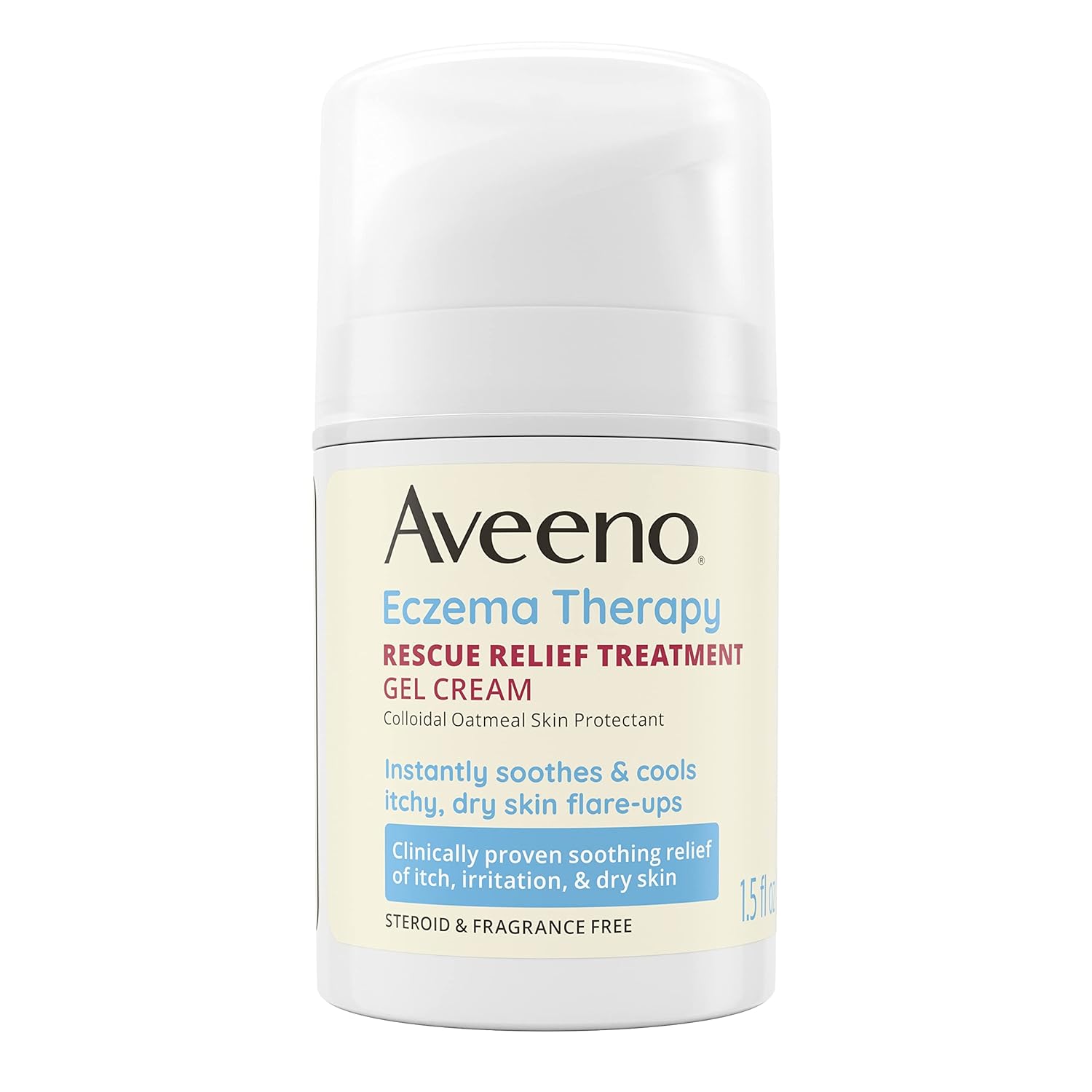Aveeno Eczema Therapy Rescue Relief Treatment Gel Cream with Colloidal