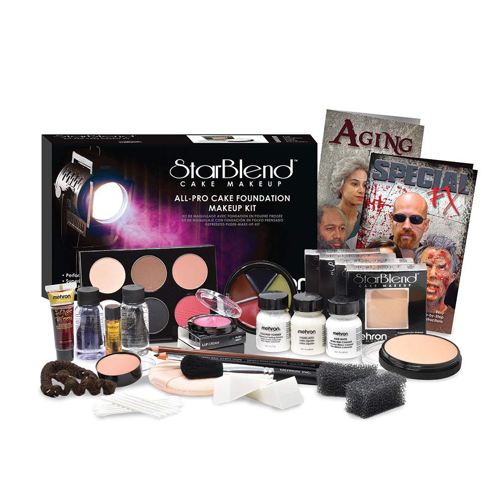 Mehron Makeup All-Pro StarBlend Cake Kit (Medium)