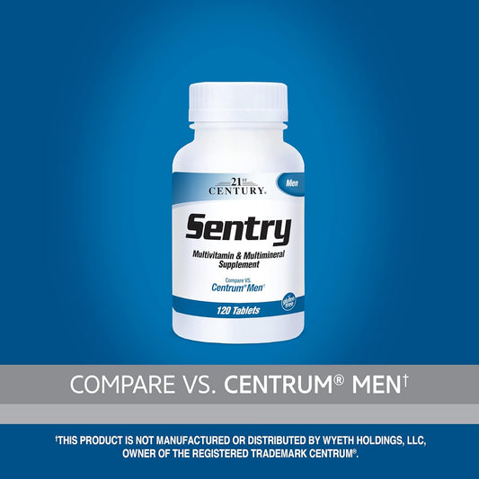 21st Century Sentry Men Multivitamin, 120 Count