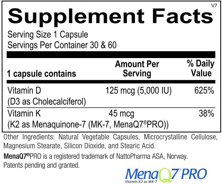 Ortho Molecular Products Products - Vitamin K2 with D3-30 Capsules