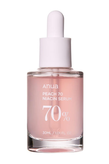 Anua Peach 70% Niacinamide Serum 30 / brightening hydrating face serum hyperpigmentation treatment reducing melanine daily clean beauty (1.01 . .)