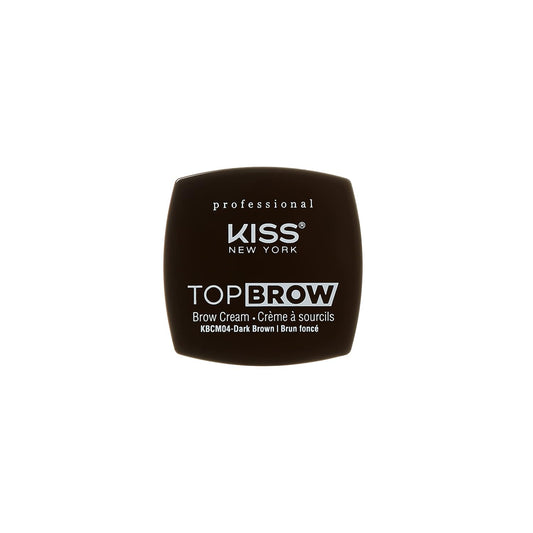 Kiss New York Professional Top Brow Eyebrow Cream (KBCM04 - Dark Brown)