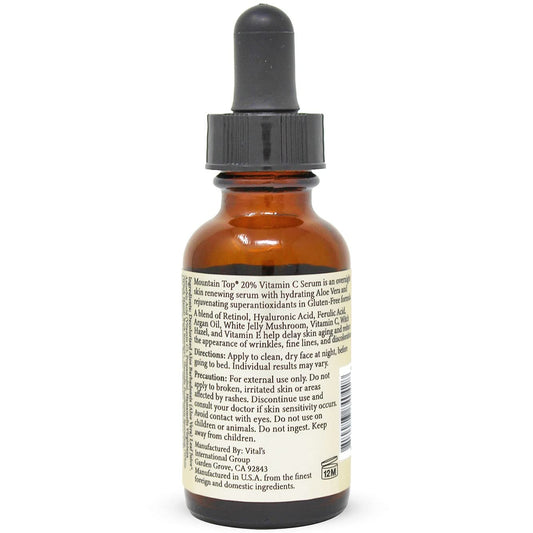 Esupli.com MOUNTAIN TOP 20% Vitamin C Serum with Hyaluronic Acid, Witch