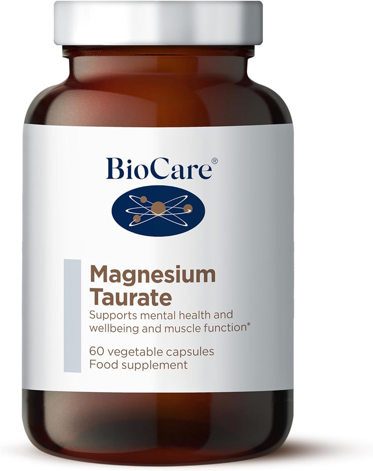 BioCare Magnesium Taurate | Supports Mental Health, Wellbeing & Muscle180 Grams