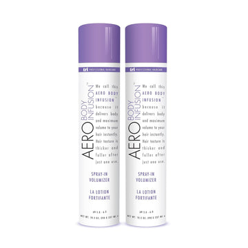 TRIDESIGN Tri Aero Body Infusion - Spray-In Volumizer for Fine Hair - Adds Volume and Texture - Dry Hair Spray with Wow Raise the Root Lift Spray, Dream Big Volumizing Spray 10.5  - 2 Pack