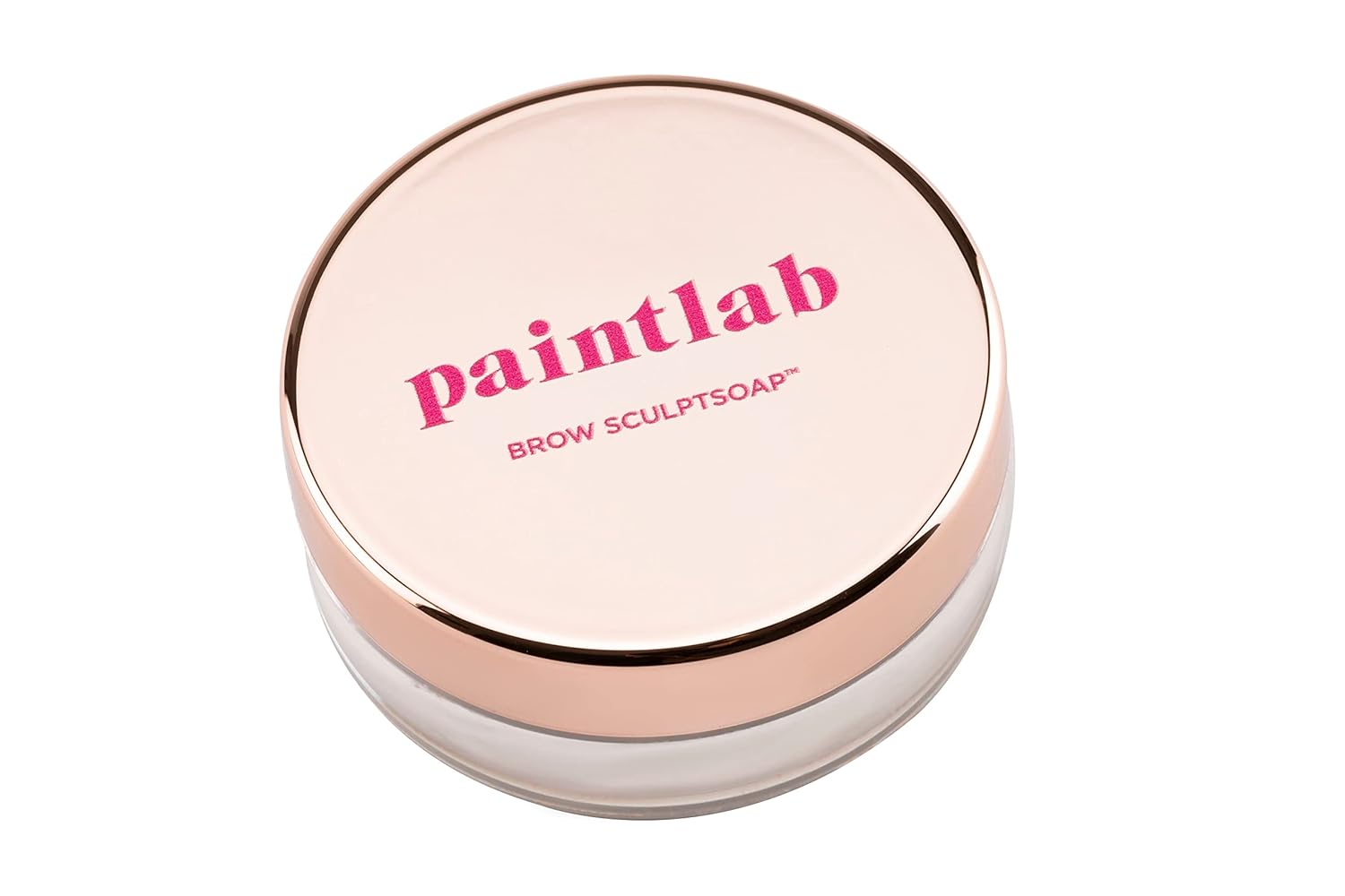 PaintLab Brow Gel Clear Soap, Eyebrow Shaping Styling Glue, Instant Freeze Brow Setting Wax - Compact Makeup Kit