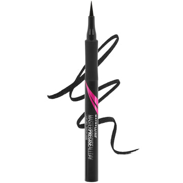 Maybelline New York Eyestudio Master Precise All Day Waterproof Liquid Eyeliner Makeup, Black, 1 Count