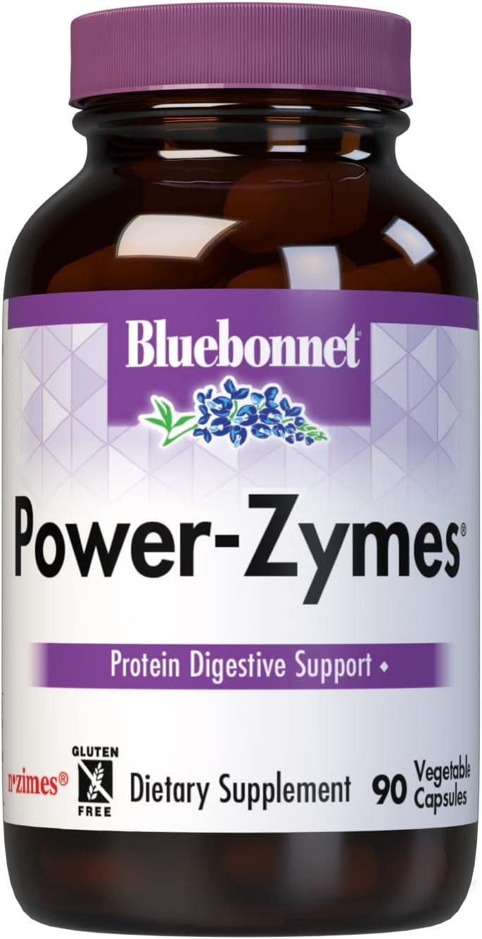 BlueBonnet Power-Zymes Vegetarian Capsules, 90 Count7.05 Ounces